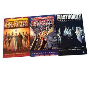 The Authority Graphic Novel Lot Of 3: Under New Management Relentless & Revoluti